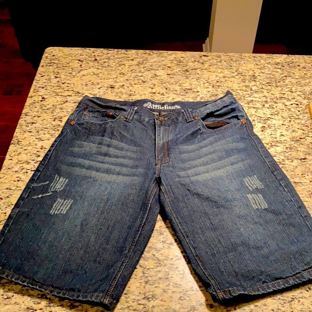 COPY - Affliction denim shorts